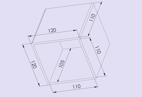 Trafohaube 120x110 mm, Technische Daten